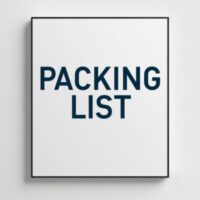 Packing List